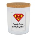 Świeca sojowa zapachowa Dzień Matki Super Mama Sislight