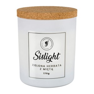Świeca sojowa - Zielona herbata z miętą 