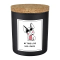 Sislight Świeca na Walentynki My true Love has 4 paws psia mama