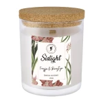 Świeca sojowa - Frezja i Bursztyn